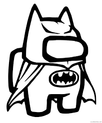The problem is that some players on the team get the role of being an imposter. Among Us Coloring Pages Printable Sheets Among Us In Batman Superhero 2021 A 5556 Coloring4free Coloring4free Com