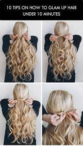 10 Tipps Wie Man Innerhalb Von 10 Minuten Haare Verzaubert Easy Hairstyles For Long Hair Diy Hairstyles Easy Hairstyles