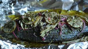 Best Baked Fish With Fennel Recipe - How To Make Oven Roasted Fish In Foil