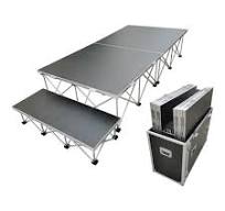 Portable Aluminum Folding Stage for Outdoor Music Events Mobile Concert &  Wedding Truss Displays Portability Stage