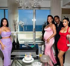 Cardi B and Nicki Minaj surprise Rihanna and A$AP Rocky after their baby  shower 👶 #Rihanna #BOOMchallenge #USAToday #photography