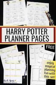Free Harry Potter Planner Pages For A Fantastic Year In 2020 Harry Potter Planner Planner Pages Free Planner Pages