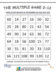 Children at this age can be expected to sit quietly and efficiently for worksheets, however adding in some extra hands on fun can really make a. Multiplication Math Games