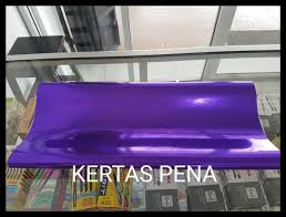 Tak ada salahnya untuk mencoba warna ungu metalik ini. Jual Big Sale Kertas Metalik Warna Ungu Kertas Mengkilap Ukuran 65 X 50 Cm Di Lapak Ikan Emas Store Bukalapak