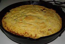 Cornbread is one of my staples around here, and in many southern (and other!) kitchens. Cornbread Wikipedia