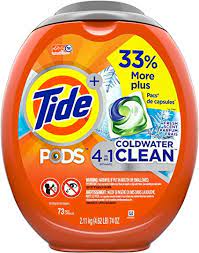 Excellent for getting rid of oil and grease stains (liquid detergents penetrate deep into. Amazon Com Tide Pods Coldwater Clean Liquid Laundry Detergent Pacs Fresh Scent 73 Count Health Personal Care