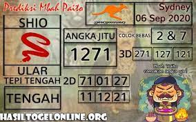Prediksi Togel Sydney 06 September 2020 Taiwan Sydney Kamboja