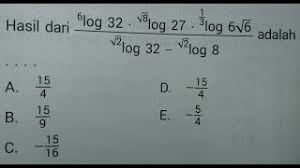 Itulah beberapa contoh soal logaritma matematika yang dapat disampaikan, semoga bermanfaat… Contoh Pembahasan Soal Logaritma 5 Youtube