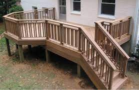 When buying stairs, look for a stair with a load rating of at least 300 pounds, which have the sturdiest treads, stringers, and hinges. Popular Deck Railing Styles Deck Railing Design Building A Deck Deck Railing Ideas Cheap
