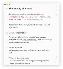 Essay writing guide is written to be concise and easy to use. Bear Notes For Iphone Ipad And Mac Writing Software Writing Writing Tips