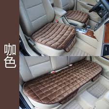 Car Seat Cushion All Inclusive Velvet 3 Piece Set Autumn And Winter Spring Short Plush Slip Resistant Set Size S M L Universal Car Seat Cushion Seat Cushions Interior Accessories