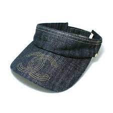 Ad Ebay Url Auth Chanel Sun Visor Hat Denim Golf Sports Navy Size 53 58 Cm Free Shipping Jp Visor Hats Chanel Hat Sun Visor Hat