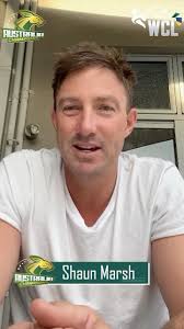 Shaun has a message for his fans 🏏🔥🙌🏽 , #WCL #Legends #Australia