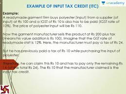 2 input tax credit (itc under gst). Hindi Goods And Services Tax By Ca Arun Chhajer Unacademy Plus