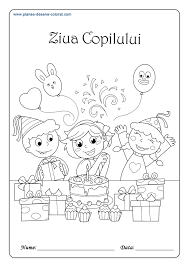 Desene de colorat pentru copii de 1 iunie. Planse De Colorat De Ziua Pamantului 22 Aprilie