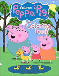 90 images for children's creativity. Peppa Pig Coloring Book Over 50 Design Wonder Peppa Pig Coloring Book Pages Markers Mess Free Coloring Gift For Kids Vol 2 Clyne Natsha 9781702713924 Amazon Com Books