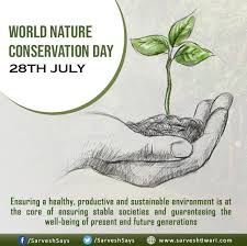World nature conservation day observed internationally to spread awareness regarding the best practices to protect the natural resources as our earth does not have unlimited amount of things we need like water, trees, soil etc. Sarvesh Tiwari Ø¹Ù„Ù‰ ØªÙˆÙŠØªØ± Let S Pledge To Protect All Natural Resources On Earth And Conserve Our Nature On This World Nature Conservation Day Worldnatureconservationday Https T Co A1l1skyfpi ØªÙˆÙŠØªØ±