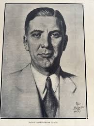 Vintage Floyd B. Olson Governor In Memoriam Portrait Drawing Print Carl  Bohnen