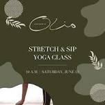 "Stretch and Sip" Yoga Class at Osteria Olio