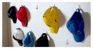 Command Small Designer Hooks 8 Pk White Wall Hat Racks Diy Hat Rack Wall Hats
