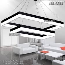 Led Pendant Light Modern Rectangle Black Pendant Suspension Light Fixture Gold Dining Room Light Lamp Led Light Design Pendant Lights Aliexpress