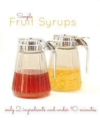 Diy Homemade Fruit Syrups Around My Family Table Syrup Recipe Homemade Syrup Pancake Syrup
