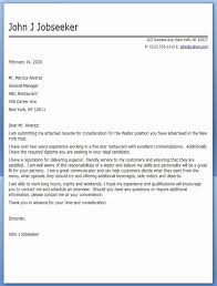 job cover letter examples