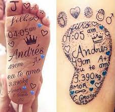 25 Ideas De Tatuajes De Pies De Bebe Tatuajes De Pies De Bebe Pies De Bebe Cumpleanos De Sirena