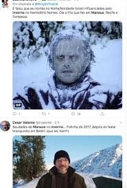 Um cara de bluesa de frio! Internautas Postam Fotos De Manaus Nevando Apos Fala De Pazuello Virar Piada Veja