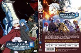 DVD Dungeon ni Deai wo Motomeru no wa Machigatteiru Darou ka III (Ep 1-12)  | eBay