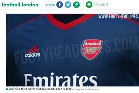 Jadwal perhelatan final liga europa musim ini akan segera digelar pada kamis (27/5/2021). Bocoran Jersey Ketiga Arsenal Musim 2021 2022 Inspirasi Era 1990 An