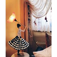 風のリトルガールおしゃれランプ frida スタンドライト 受注製作 送料無料 iichi ハンドメイド クラフト作品 手仕事品の通販 スタンドライト ランプ ハンドメイド