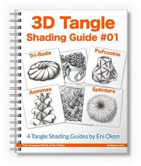 Zentangle step by step pdf. 3d Tangle Shading Guide 01 Download Pdf Ebook Tutorial Etsy In 2021 Tangle Pattern Zentangle Patterns Tangled