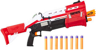 Nerf gun game 12.0 (nerf first person shooter!) Buy Nerf Fortnite Ts Blaster Pump Action Dart Blaster 8 Darts Dart Storage Stock For Youth Teens Adults Online At Low Prices In India Amazon In