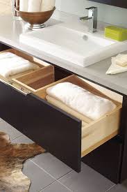 This bath vanity collection features a clean, this design that will enhance any bathroom. Vanity U Shaped Drawer Decora Cabinetry Small Apartment Bathroom Home Depot Vanity Bathroom Interior Design