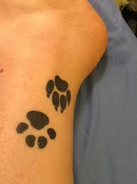 Cat And Dog Paw Prints Dog Paw Print Tattoo Cat Paw Tattoo Paw Tattoo