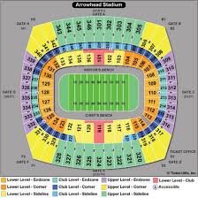 76 Exhaustive Seating Chart For Arrowhead Stadium