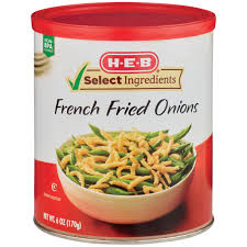 Easy homemade crispy fried seasoned onion strings recipe from @bakedbyrachel. H E B Select Ingredients French Fried Onions Shop Vegetables At H E B