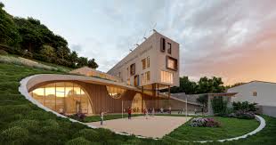 Serino (Av), vince la scuola incuneata nella collina di S.B.arch ...