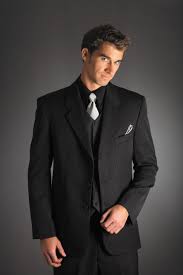 All Black 3 Piece Suit With Black Shirt Pinstripe Suites Are Always Good Looking Black Suit Black Shirt Black Pinstripe Suit All Black Suit