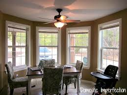Same day delivery to 60601. Diy Bay Window Curtain Rod Back Tab Curtains Domestic Imperfection