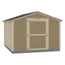 installed the tahoe series standard ranch 10 ft x 12 ft x 8 ft 2 in un painted wood storage building shed