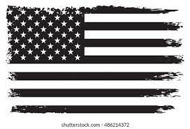Black and white american flag vector image. Grunge Usa Flag American Flagvector Template Stock Vector Royalty Free 486214372
