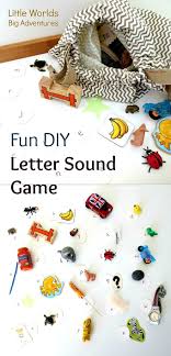 You get to pick and choose which themes you want to learn and play with. Fun Diy Letter Sound Game Little Worlds Letter Sound Games Letter Sounds Diy Letter