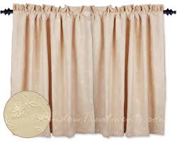 candlewicking cream tier curtains