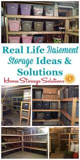 How Real People Organize The Basement Organizing Hall Of Fame Basement Storage Basement Organization Cheap Basement Ideas