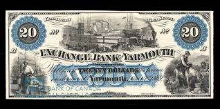 The currency exchange calculator uses the interbank exchange rate, which is typically an average of the buy or sell exchange rate for millions of dollars. Anada Exchange Bank Of Yarmouth 20 Dollars August 1 1869 Bank Dollar Usa Bank Notes