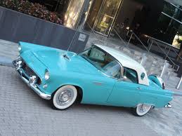 Image result for Peacock Blue 1956 Thunderbird