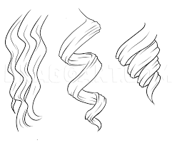 Wonderful step by step colored pencil tutorial by. How To Draw Curly Hair Draw Curls Step By Step Drawing Guide By Ghostiy Dragoart Com
