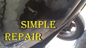 How to fix a leaking gas tank. Hole In A Gas Tank Repair Youtube
